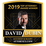 2019 | Top Attorney Award Winner | David Dubin | Accident & Injury | Attorney.com