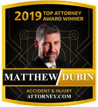 2019 | Top Attorney Award Winner | Matthew Dubin | Accident & Injury | Attorney.com