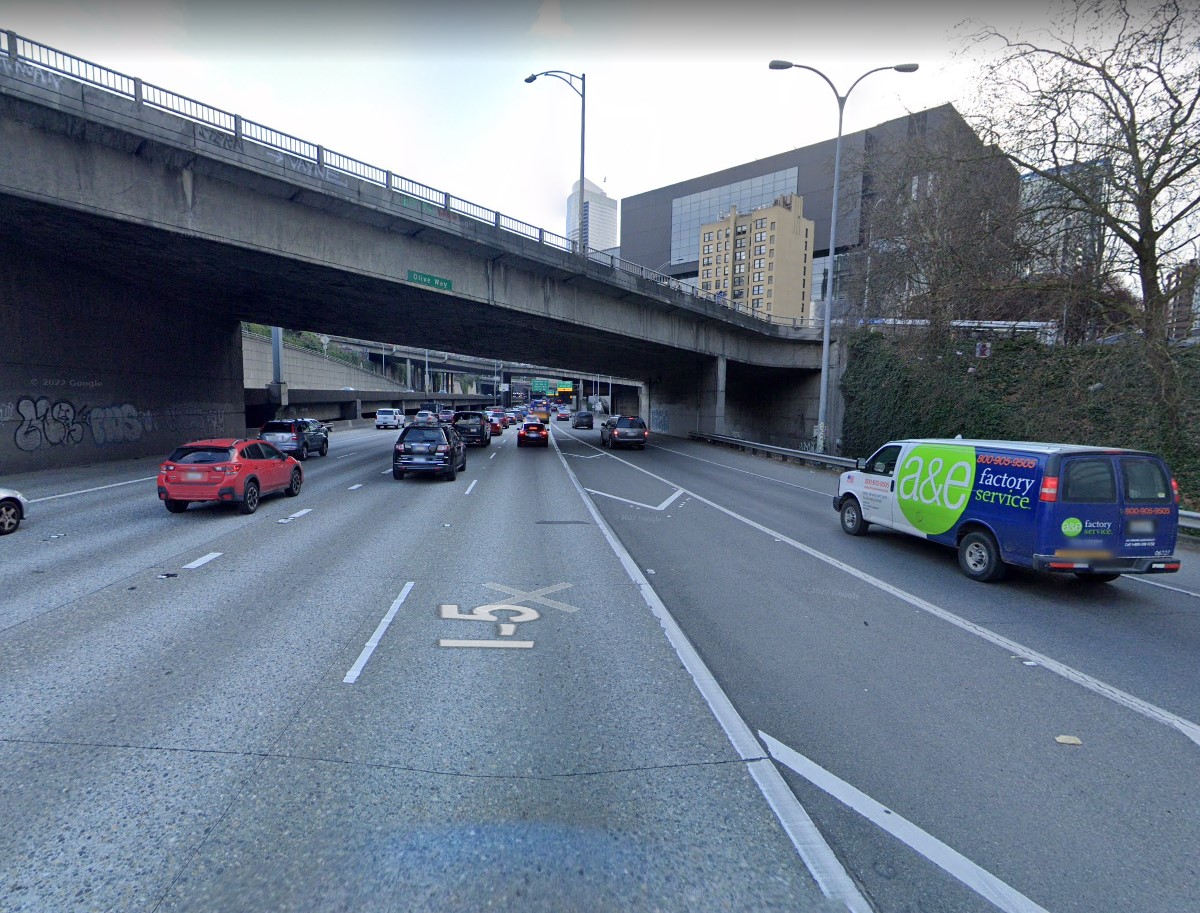 News: Multiple crews respond to crash on I-5 into Downtown Seattle
